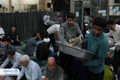 افطاری خانوادگی طلاب حوزه مشکات