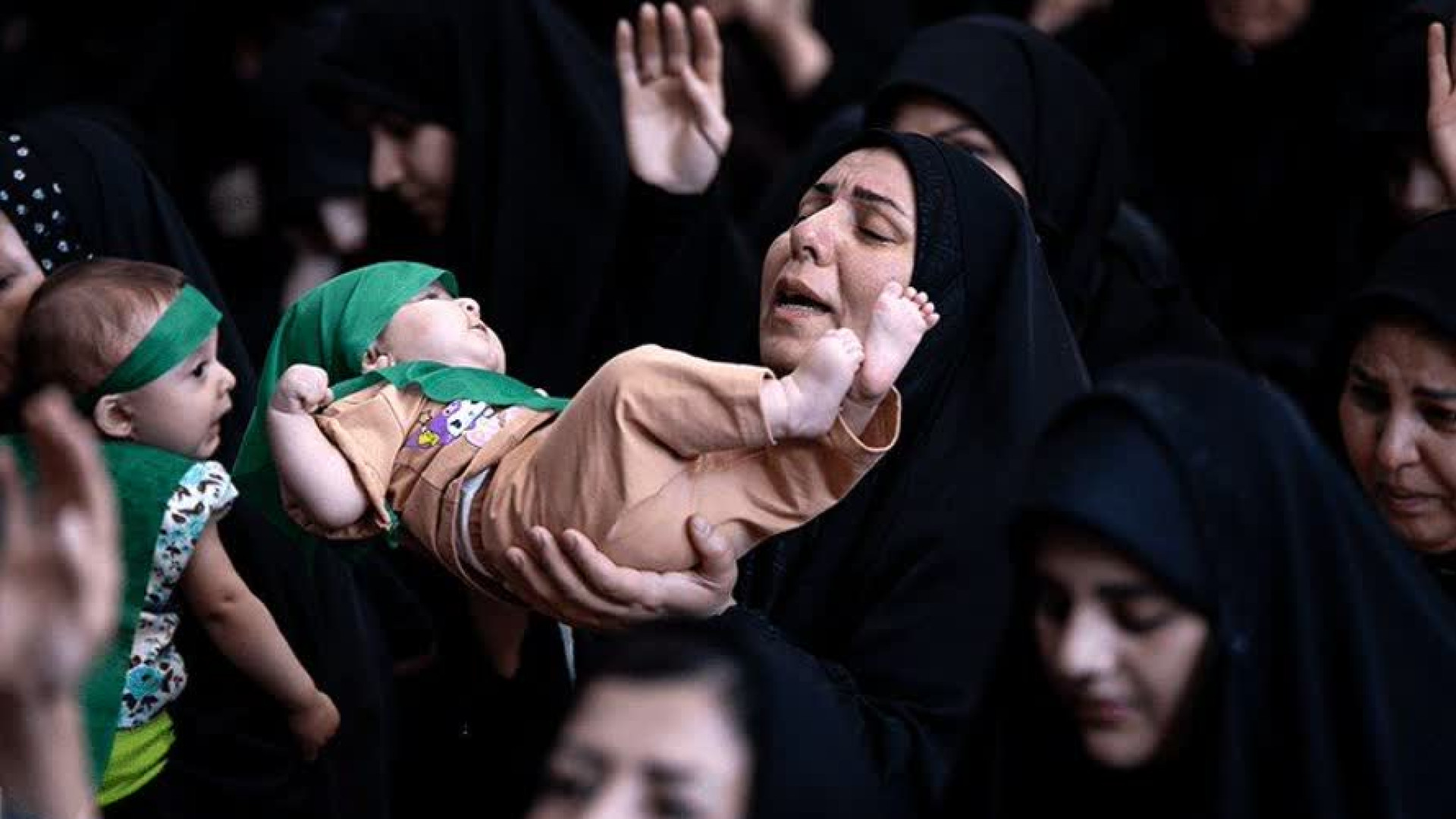 مادران کامیارانی در سوگ علی‌اصغر(ع) هم‌نوا شدند