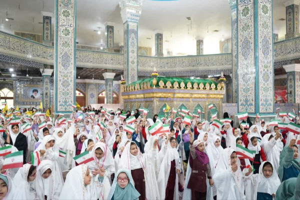 جشن تکلیف هزار نفری در حرم علی بن مهزیار اهواز برگزار شد