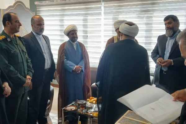 تکریم و معارفه رئیس جدید اداره تبلیغات اسلامی دهگلان برگزار شد