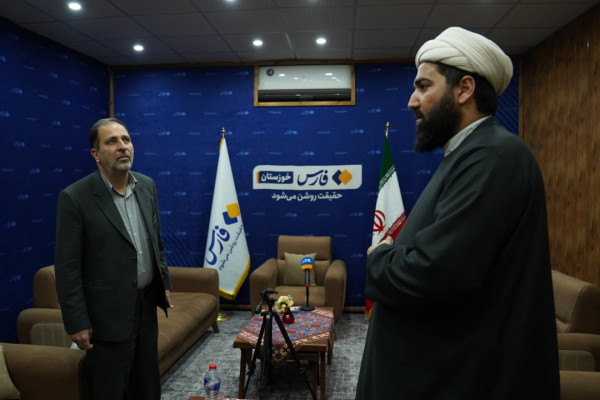 بازدید معاون اداری مالی و همکاران بخش اداری از مرکز رسانه تبلیغات اسلامی خوزستان