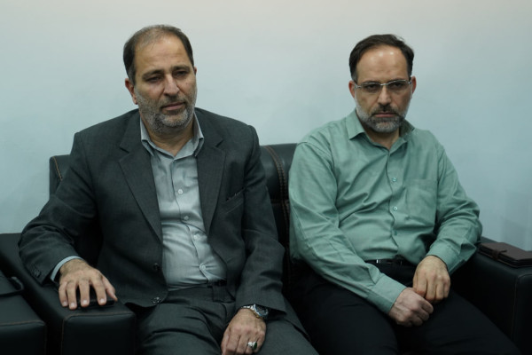 بازدید معاون اداری مالی و همکاران بخش اداری از مرکز رسانه تبلیغات اسلامی خوزستان