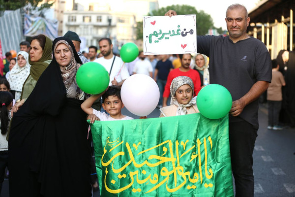 مهمانی کیلومتری غدیر در تهران برگزار شد