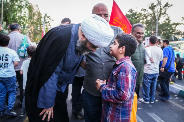 مهمانی کیلومتری غدیر در تهران برگزار شد/۲