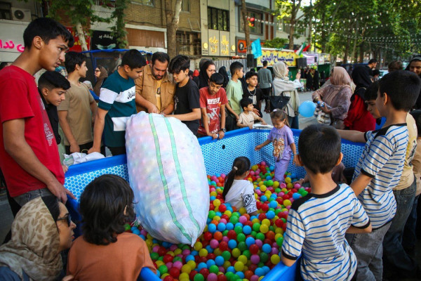 «مهمونی کیلومتری غدیر» در قاب استان‌ها