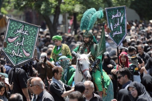 مراسم عزاداری سومین روز شهادت امام حسین (ع) در همدان