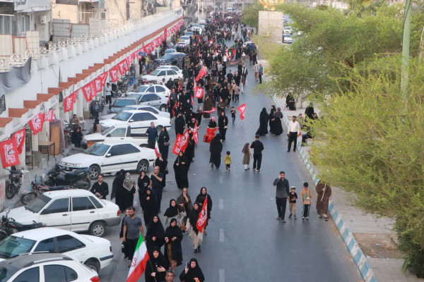 پیاده روی جاماندگان اربعین در بندرعباس