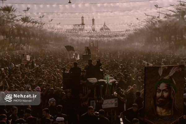 مراسم اربعین حسینی در بین‌الحرمین برگزار شد