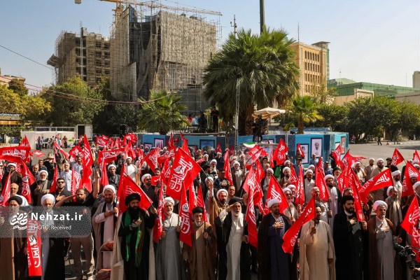 مراسم روز ملی مسجد در میدان فلسطین تهران برگزار شد