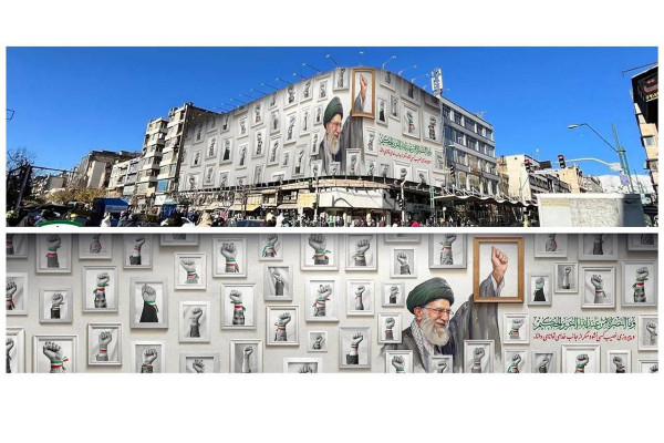 دیوارنگاره میدان جمهوری رونمایی شد