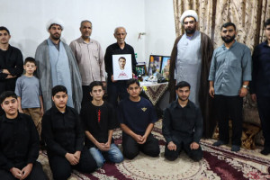 دیداری صمیمانه با خانواده شهید جعفر تارمی‌نژاد